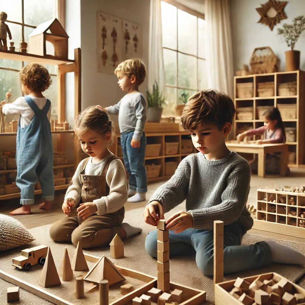 Les Bienfaits des Jeux de Construction dans l’Éducation Montessori